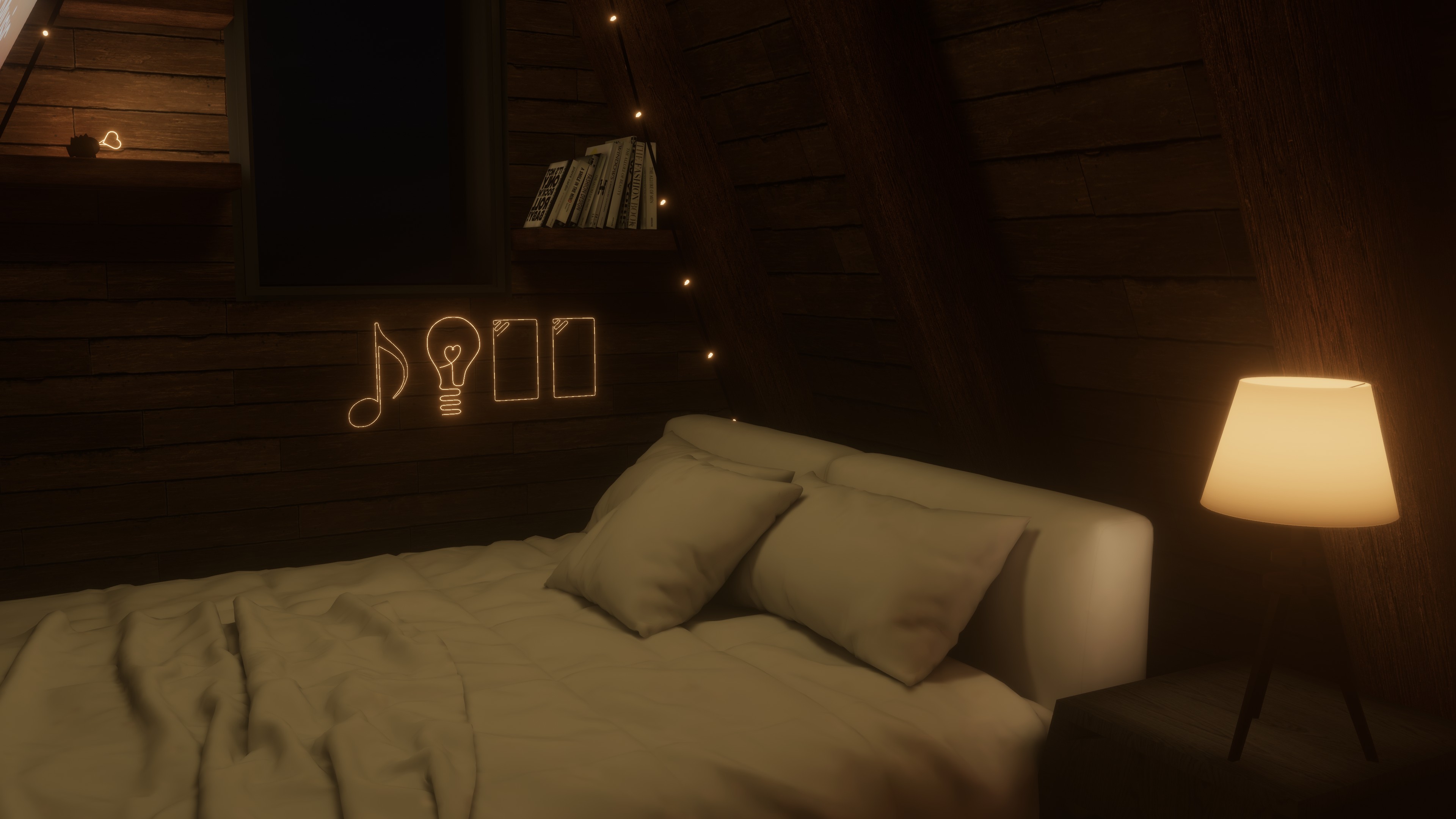 限界激狭屋根裏睡眠部屋